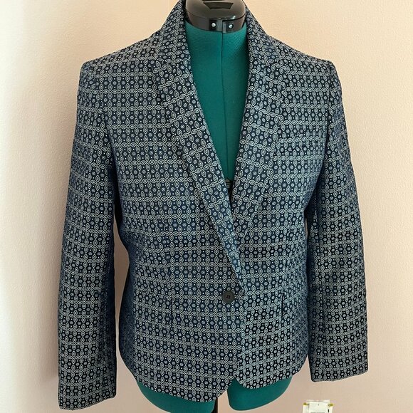 Anne Klein Jackets & Blazers - NWT Anne Klein Jacquard Print Blazer